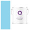 Q-COVER Latexfarbe 5 L Himmelblau Innenfarbe Wandfarbe Deckenfarbe Klasse 3 Mattfarbe Scheuerfest Hohe Deckkraft