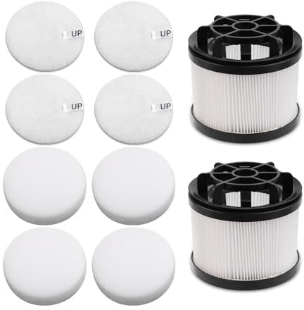 6pcs Filter Replacement for Levoit LVAC-200, Cordless Vacuum Filters Compatible with Levoit Stick Vacuum Filter for Levoit Air Purifier Filter Replacement for Levoit LVAC-200