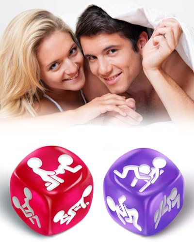 TPZORJX Set di 2 pezzi da gioco a forma di cubo per coppie, cubi erotici, libro di testo per coppie, gioco di cubi, gioco dell'umorismo, coppia di giochi per feste,camera da letto,regalo per coppie