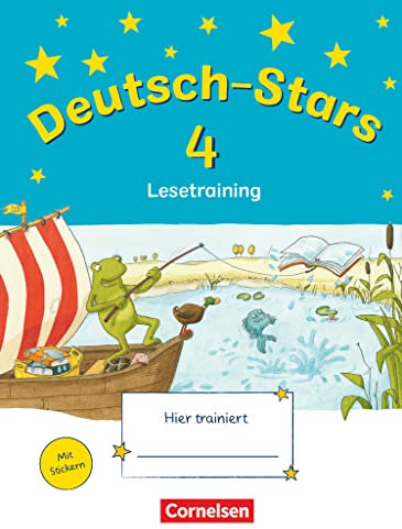 Deutsch-Stars - Allgemeine Ausgabe - 4. Schuljahr: Lesetraining - Übungsheft - Mit Lösungen