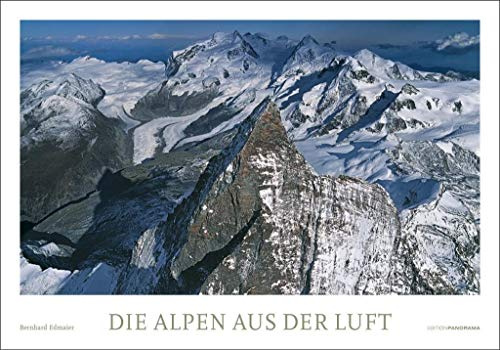 Die Alpen aus der Luft: Immerwährender Kalender im Großformat 1 Meter x 70 cm