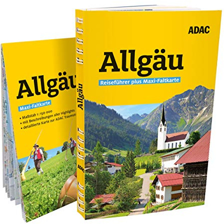 ADAC Reiseführer plus Allgäu: Mit Maxi-Faltkarte und praktischer Spiralbindung