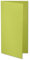 ARTOZ 50x DIN Lang Faltkarten - Grün (Limette) gerippt 210 x 105 mm Klappkarten - Blanko Doppelkarte mit 220 g/m² edle Egoutteur-Rippung