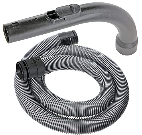 SPARES2GO 1.7m Pipe Hose + Wand Handle Compatible with Miele S2110 S2111 Compact S2180 S2181 Vacuum Cleaner (38mm)