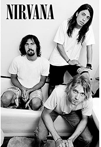 Live Nation Nirvana 'Bad' Maxi Poster, 61 x 91.5 cm