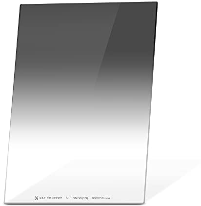 K&F Concept Nano-X Filtri a Lastra Soft GND 8 (0.9) da 100x150mm in Vetro Ottico con 28 Strati Rivestimento Nano Compatibile Nano-X Porta Filtri per Lente