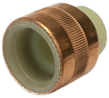 DOJA Barcelona | Manguito Electrolitico Termo | Pack 2 | Macho - Hembra | 3/4 | Manguito Antielectrolisis Roscado para Latiguillo | Valvula Manguito Electrolisis Agua Fontaneria | Evitar Corrosión