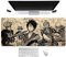 One Piece 900x400mm Tapis de Souris XXL Multifonction Gaming Mousepad XXL Grand sous Main, Anime Souris 3mm Bureau Anti-Glissant Surface Texturée pour Ordinateur, H