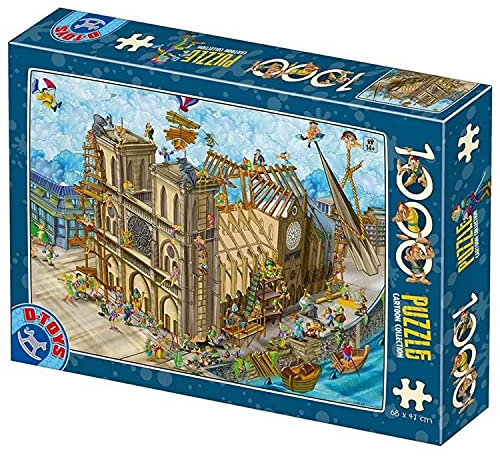 D-Toys Puzzle 1000 Cartoon Collection_Notre Dame