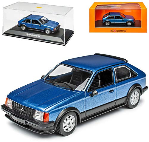 Opel Kadett D SR Metallic Blau 3 Türer 1979-1984 1/43 Minichamps Maxichamps Modell Auto