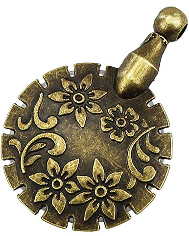 Bontannd Garnschneider Anhänger Runde Gewindeschneider Anhänger Antike Goldfarbe Garne Schneidgeschenke Für Nähmaschine