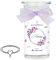 JuwelKerze Mama Armband Silber - Schmuckkerze 80 Std - große Duftkerze mit Blumigem Duft - Kerze im Glas mit Schmuck - Mama Geschenk, Muttertagsgeschenk, Geburtstag