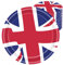 7 Union Jack Paper Plates,16Pcs King Charles III Coronation Souvenir 2023 Decorations Plates,British Party Decor UK Flag Plates for National Events King to the Throne,Union Jack Party Supplies