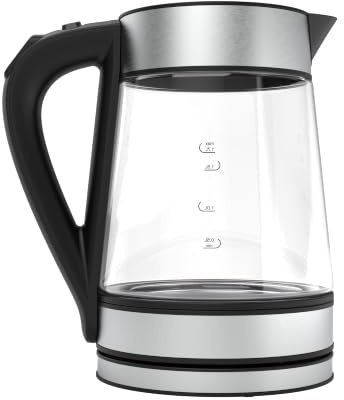 AENO Hervidor Eléctrico Inteligente EK1S, 1,7 L, Control Wi‑Fi, Ajuste de Temperatura 25-100 °C, Función Mantener Caliente, Control por Voz, Controlador Strix, Negro