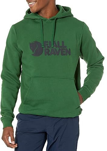 Fjallraven 84144-678 Logo Hoodie M Sweatshirt Herren Palm Green Größe XXL