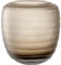 Leonardo Bellagio Blumenvase - Farbige Vase aus hochwertigem Glas mit Relief außen - Handarbeit - Höhe 19 cm, Durchmesser 16,5 cm - Beige, 036451