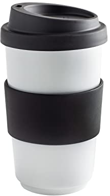 KAHLA fillit Becher 0,40 l pure black To Go Becher aus Porzellan