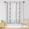 Encasa XO Boho Semi Sheer Hänge für Window im Schlafzimmer und Wohnzimmer (2) - Boho Panel - Vorhang mit Quasten & Bohemian Design - 6 ft
