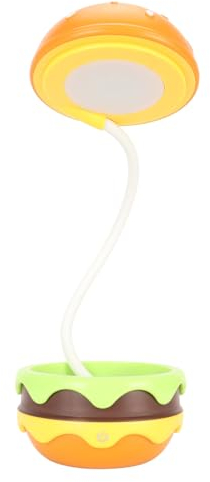 Leselampe USB mit Hamburger-Burger für Lampe, Gebogen, für Lampe, Ambientelicht für Kreatives Licht, Wiederaufladbare Buchlichter