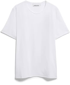 ARMEDANGELS Herren T-Shirt aus Bio-Baumwolle JAAMES Brushed Regular Fit White S