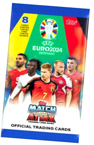 Topps UEFA Euro 2024 Trading Cards Germany Match Attax Karten - EM Sammelkarten - 1 Booster