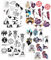 GTOTd Jujutsu Kaisen Tattoos (8 Sheets) Geschenke Anime Stickers Temporäre Tattoos Cosplay Aufkleber Party Supplies Favors liefert für Teens Party Geburtstag Dekorationen