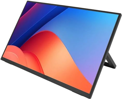 Jectse Portátil de 13,3 Pulgadas, 2560 X 1600 2K IPS Monitor Con Soporte y Altavoz Ajustables, Ángulo de Visión de 178°, HDMI Tipo C Para Teléfono PC