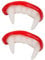 2 Pieces Vampire Teeth Fake Fangs Vampire Costume Accessories for Masquerade Theme Party Cosplay