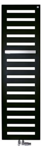 Radiateur Zehnder Metropolitan Design MEP-180-040, ZM101640B300000, Radiateurs de salle de bain: Noir RAL 9005