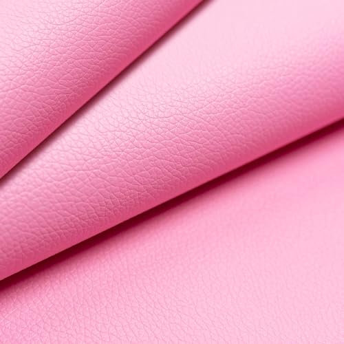 Patch Pelle Adesiva, 60 x 137cm Pelle Adesiva per Riparazioni, Ecopelle Adesiva, Patch di Riparazione in Pelle, Pellicola Autoadesiva in Pelle PU per Divani, Seggiolino Auto, Borse, Giacche (Rosa)