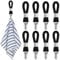 8 Pièces Pince à Serviette, Accroche Torchon, Crochet Torchon Porte Serviette Salle de Bain, Clips Porte-Torchon Placards Serviettes Suspendues (Noir)