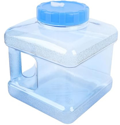 Distiller Water Container, 5L PP Replacement Bottle for Countertop Distillers, Distilled Water Collector Compatible with Most Brands, Home & Use (Blue)