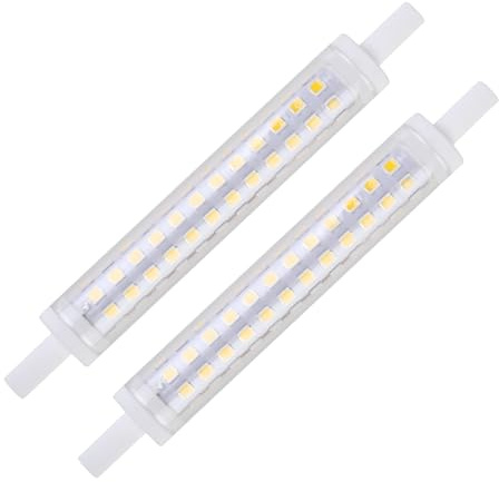 R7s Bulb 118mm Led Dimmable 2pcs 9w 6000k J118 Cool White Replacement | Linear Light Halogen Lamp Equivalent Energy Saving Floodlight Very Bright for Ceiling Floodlight Uplighters Reading Lamps