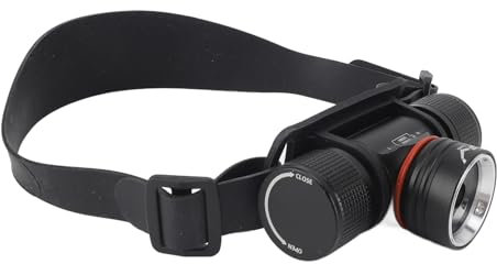 Marhynchus Lámpara de Buceo 1200 Lm Modo de Luz Súper Brillante para Pesca Snorkel, Linterna Seguridad Submarina Aluminio Natación