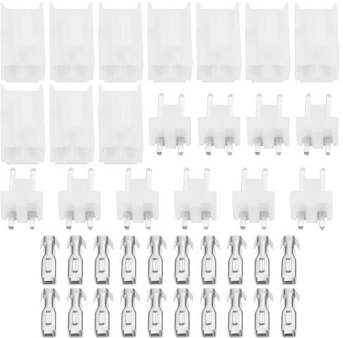 eMagTech 10 S?TZE JST VH 3.96 2-polige Verdrahtungsanschlussklemmen mit Stecker- Und Buchsenbuchsen Geeignet f¨¹r PCB-Leiterplatten