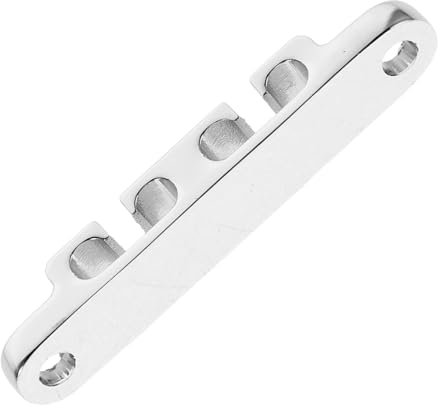 MAJORMENCH Bass String Tree Retainer Guide Electric Bass String Locking Device Mounting Screws for Improved Playability and Elegant Design for Enhanced Tuning Performance