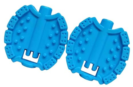Pegciuho 2er Pack Kinderdreiradpedale, wasserdichte Ersatzteile, Blau