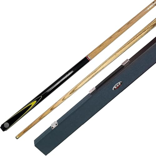 BCE Christophe Lambert English Pool Queue und Koffer, Schwarz/Naturholz, 57, 145 cm EU