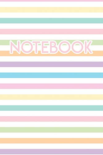 Notebook: Pastel 110 Blank Lined College Ruled Journal