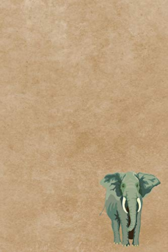Elephant Notebook: Cute Ellie Notebook - Lined Notebook Journal, Ruled Notebook, Writing, Diary for Men, Women and Kids