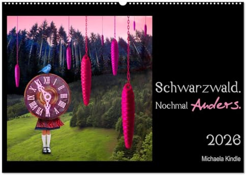 Schwarzwald. Nochmal Anders. (Wandkalender 2026 DIN A2 quer), CALVENDO Monatskalender: Einzigartige Photocollagen aus dem Schwarzwald (CALVENDO Kunst)
