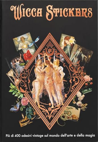 Wicca stickers. Più di 400 adesivi vintage sul mondo dell'arte e della magia. Ediz. a colori (Ombre)