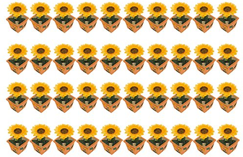 EGLO 10er Set LED Solar Leuchten Blüten Sonnen Blumen Garten Topf Pflanze Außen Dekorationen Lampen IP44