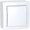 Schneider Electric - Alréa, Interrupteur simple allumage avec cadre saillie blanc polaire - ALB62050P