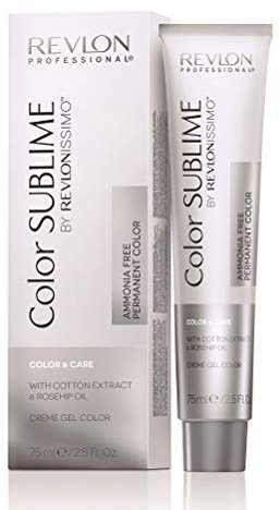 REVLON PROFESSIONAL Color Sublime By Revlonissimo Color&Care Ammonia Free Permanent Color 6.41, Tiefbraun Dunkelblond, 1er Pack(1 x 60 ml)