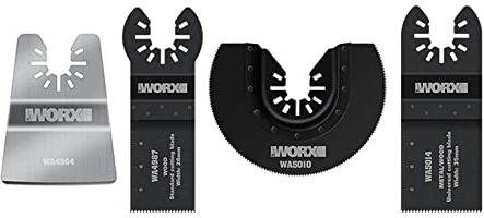 POMPES GRUNDFOS DISTRIBUTION Worx Wa5092 Multifunktionswerkzeug-Set, 4-teilig
