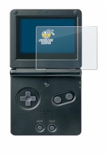 BROTECT Entspiegelungs Schutzglas für Nintendo Gameboy Advance GBA SP Schutzfolie Panzer Folie Glas Matt [Extrem Kratzfest 9H, Anti-Reflex]
