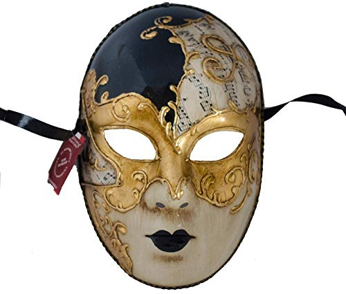 Lannakind Venezianische Maske Gesichtsmaske Volto Damen Karneval Ballmaske Maskerade Wand-Deko