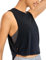 CRZ YOGA Damen Sport Tank Top Ärmelloses Leichte Fitness Crop Top Sommer Yoga Shirt Lässig Oberteile Sporttop Schwarz 40