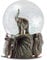 Water Globe - Elefant von Deluxebase. Elefant Schneekugel mit Harzfigur und geformter Basis. Tolle Wohndekoration, Ornamente und Geschenke.